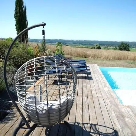 Le Domaine Des Fargues - Piscine Et Pool-house Nyaraló Bessières